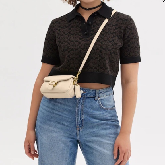 ❌SOLD❌ Coach Pillow Tabby Top Handle Crossbody Bag Ivory 18 - Picture 15 of 15